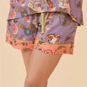 Floral Purple and Pink Women's Sleep Shorts *read description*